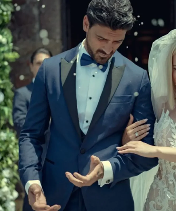 Michele Morrone Tuxedo Suit