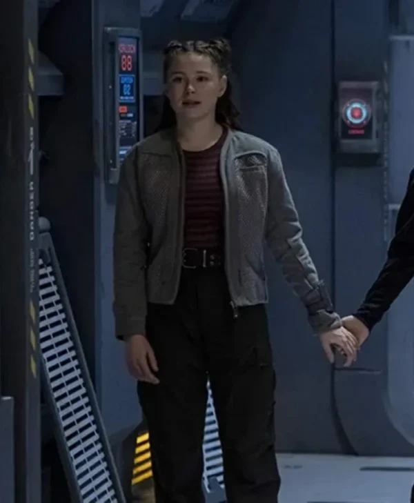 Mina Sundwall Lost In Space Grey Cotton Jacket