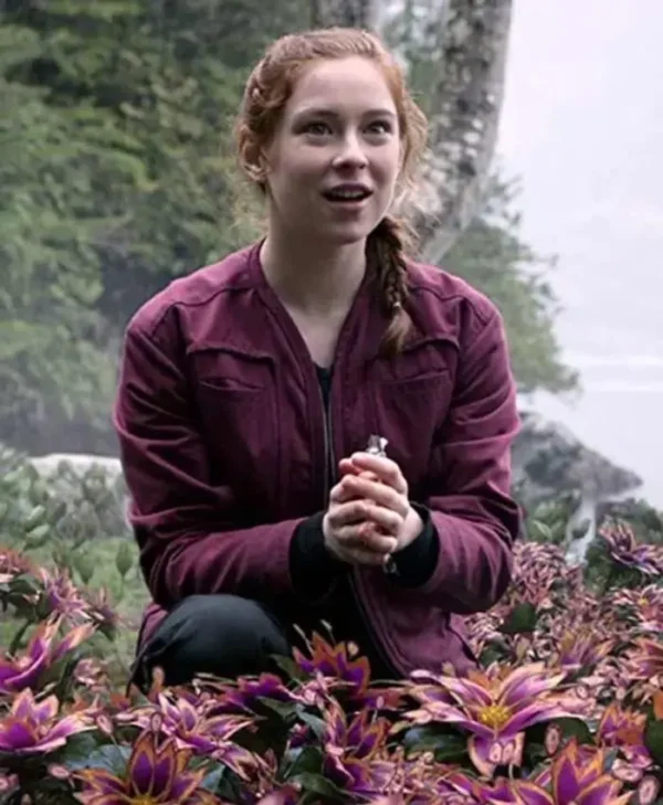 Mina Sundwall Lost In Space Penny Robinson Red Jacket