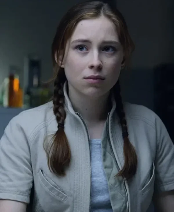 Mina Sundwall Lost In Space White Cotton Jacket