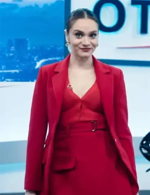 Miray Daner As the Crow Flies S02 Red Blazer