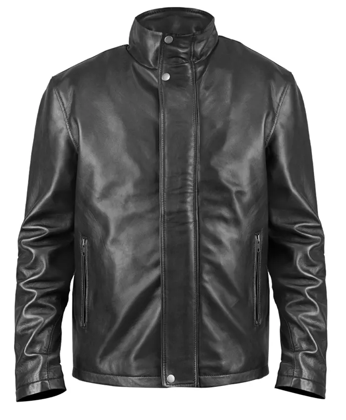 Mission Impossible Rogue Nation 05 Tom Cruise Black Leather Jacket