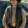Mo Brings Plenty Yellowstone S4 Brown Leather Vest