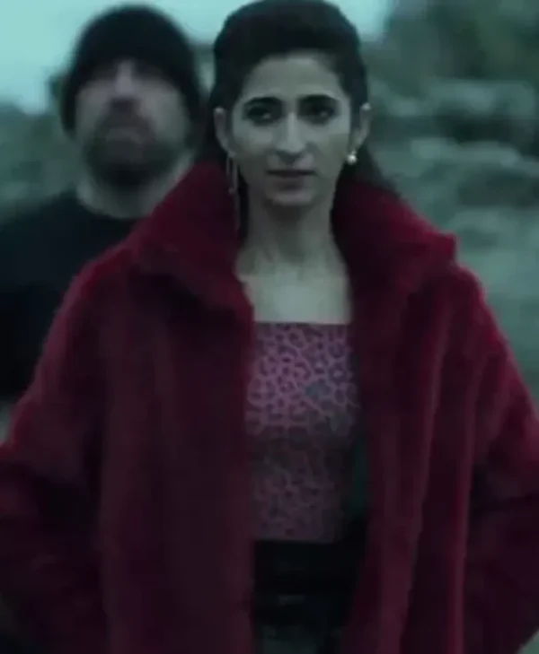 Money Heist Nairobi Alba Flores Maroon Jacket