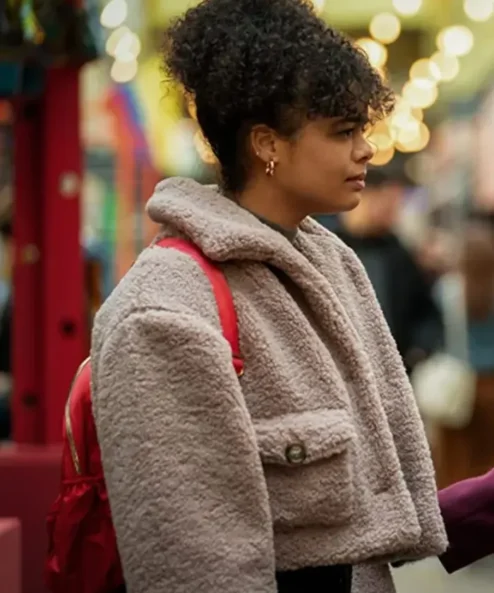 Monique Thompson S01 Suspicion Fur Cropped Jacket