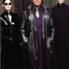Morpheus The Matrix Long Purple Wool Trench Coat