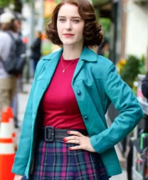 Mrs Maisel Miriam Maisel The Marvelous Blue Cotton Jacket