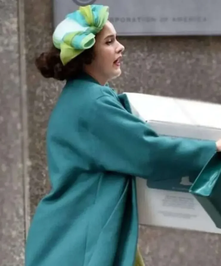 Mrs. Maisel Miriam Maisel The Marvelous Sea Green Coat For Sale