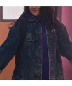 Ms. Marvel Iman Vellani Blue Denim Trucker Jacket