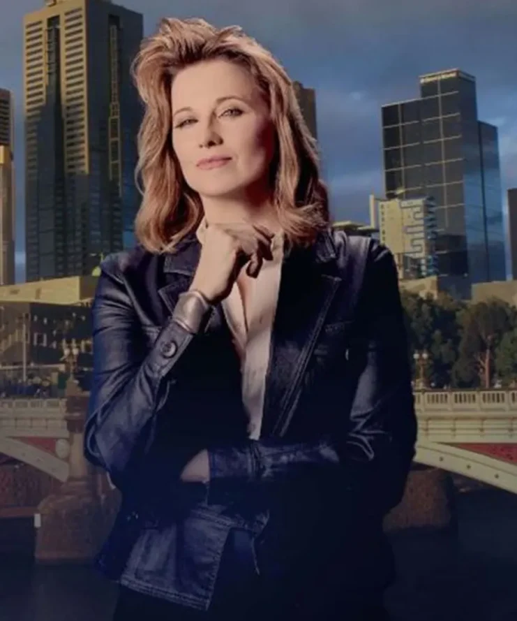 My Life Is Murder Alexa Crowe Black Leather Jacket