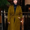 My-Mind-Me-2022-Selena-Gomez-Wrap-Olive-Green-Coat