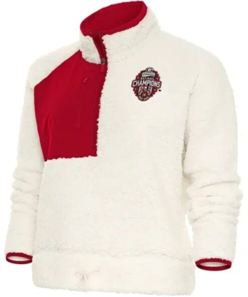 NCAA Georgia National Champions Sherpa White Jacket