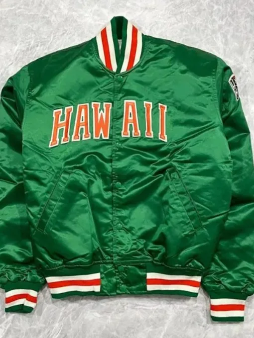 NCAA Hawaii Rainbow Warriors Green Jacket