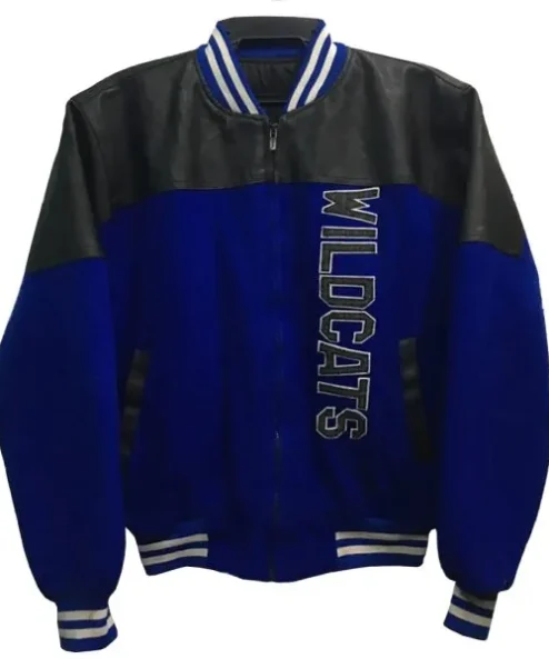NCAA Kentucky Wildcats Blue And Grey Varsity Jacket