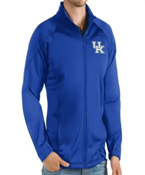 NCAA Kentucky Wildcats Track Blue Jacket