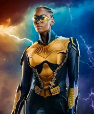 Nafessa Williams Black Lightning Cosplay Leather Jacket