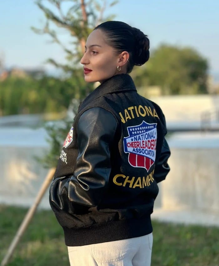 Shop NCA Varsity Black Jacket
