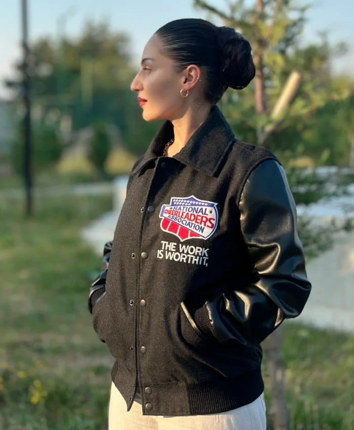 Order National Cheerleaders Associations Black NCA Varsity Jacket