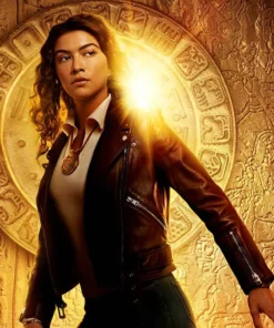 National-Treasure-Edge-Of-History-2022-Lisette-Olivera-Leather-Jacket