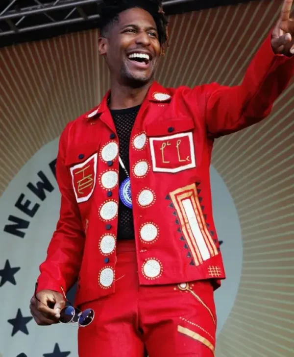 Newport Folk Jon Batiste Leather Jacket