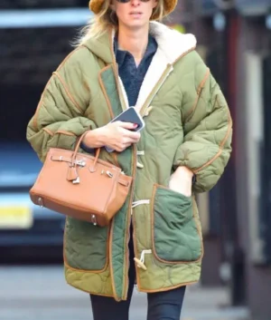 Nicholai Olivia Green Oversized Jacket