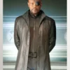 Nick Fury Avengers Black Leather Long Trench Coat