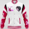 Nicki Minaj Pink Friday 2 He Got That Super Bass Varsity Jacket Front 1