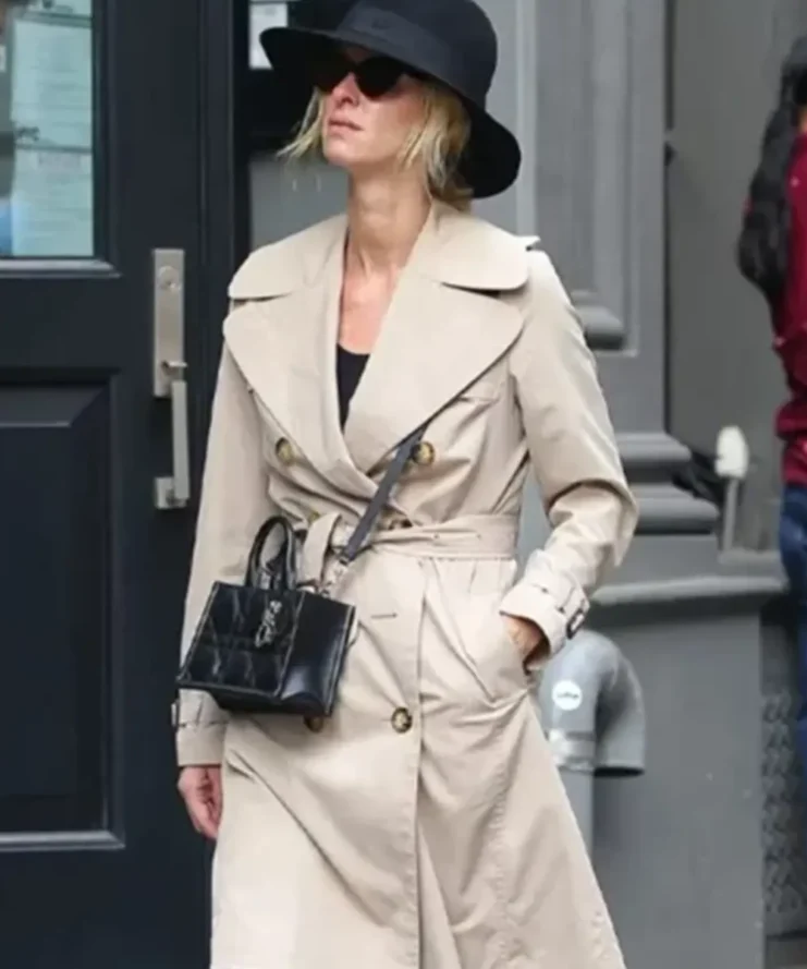 Nicky-Hilton-NYC-Beige-Trench-Coat