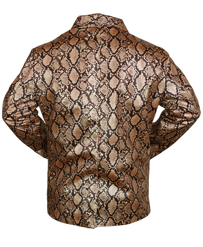 Nicolas Cage Snakeskin Jacket Back
