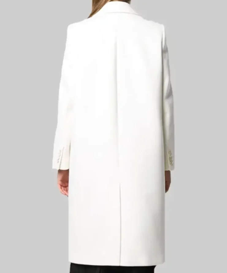 Nina-Dobrev-Double-Breasted-White-Coat-For-Sale