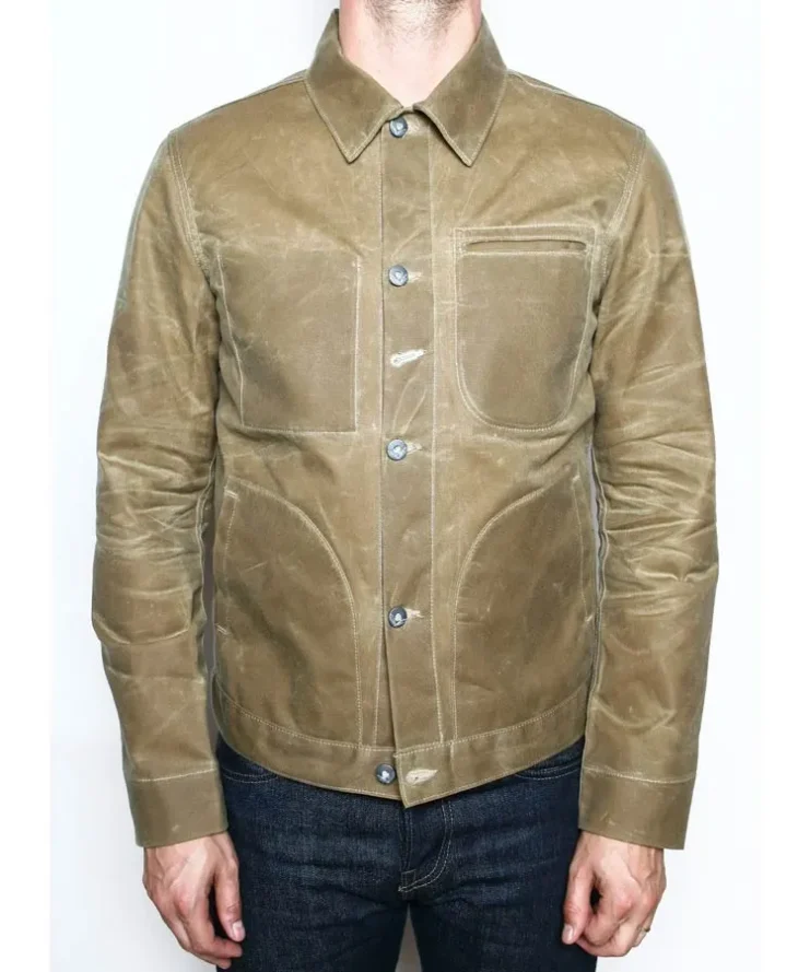 No Time To Die Daniel Craig Tan Cotton Jacket