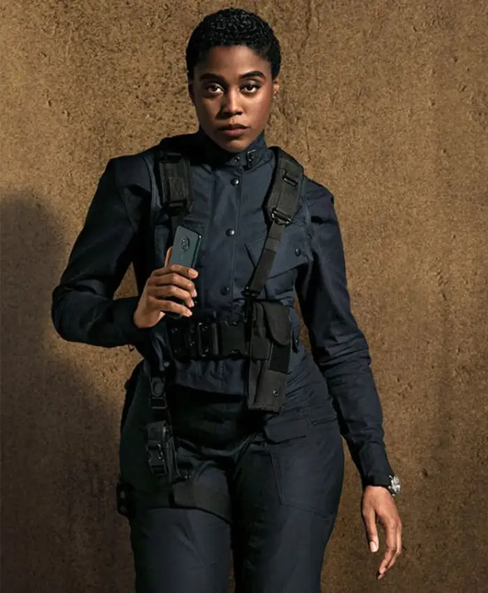 No Time to Die Lashana Lynch Cotton Blue Vest
