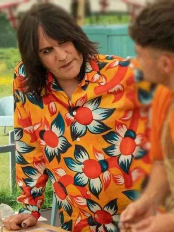 Noel Fielding Floral Print Cotton Shirt