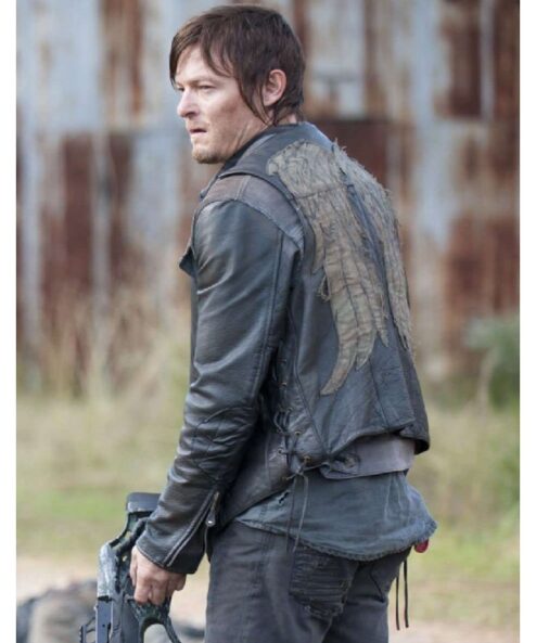 Walking Dead Daryl Dixon Black Vest