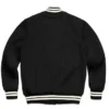 OVO Drake Black Varsity Jacket back look
