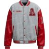 Order NCAA Alabama Crimson Tide OVO Red Letterman Varsity Jacket For Men And Women