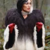 Once Upona Time Cruella Deville Black White Jacket