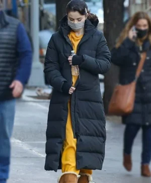 Only Murders In The Building Mabel Mora Black Hooded Puffer Coat
