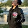 National Cheerleaders Associations Black NCA Letterman Jacket
