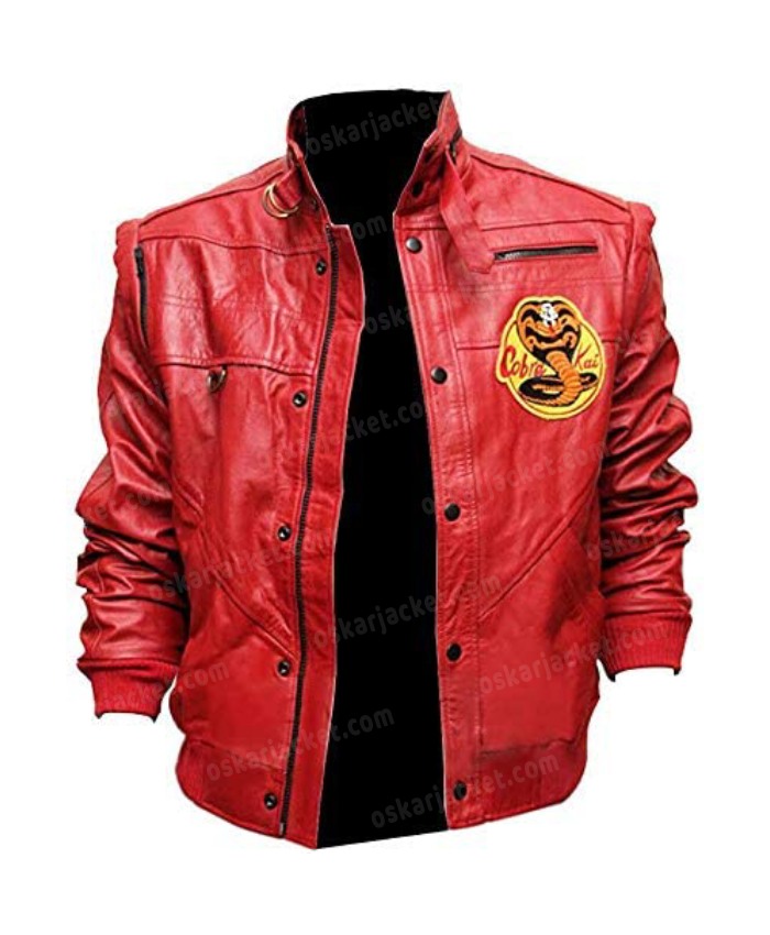 Buy William Zabka The Karate Kid TV Series Cobra Kai Johnny Lawrence PU Leather Bomber Jacket