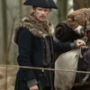 Outlander S04 Jamie Fraser Dark Grey Fur Coat