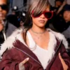Paris Fashion Week Rihanna Cropped Jacket