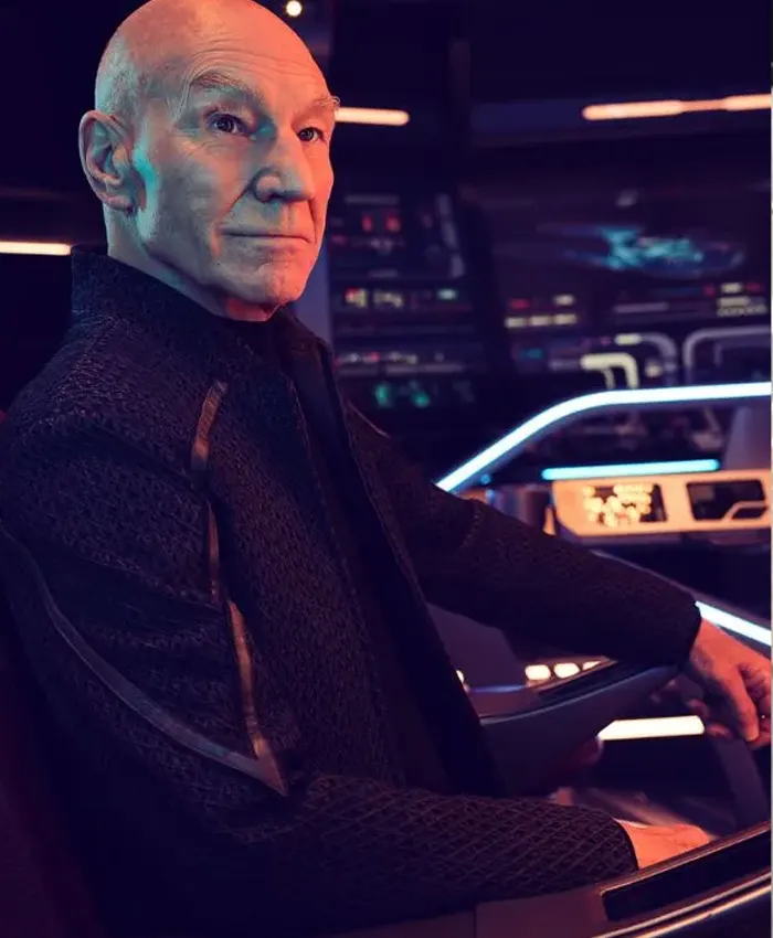 Patrick Stewart Star Trek Picard S03 Black Jacket