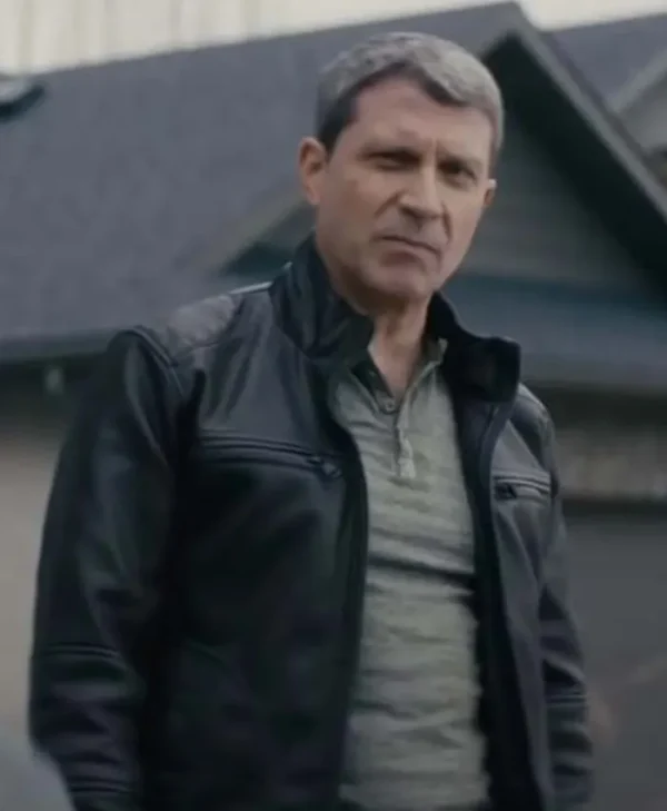 Paul Essiembre Nobody Black Leather Motorcycle Jacket