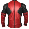 Paul Rudd Ant Man And The Wasp Leather Jacket back look