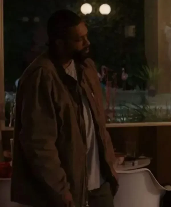 Peaches Snowfall Brown Men Cotton Jacket