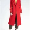 Penelope Blossom Riverdale Red Trench Coat