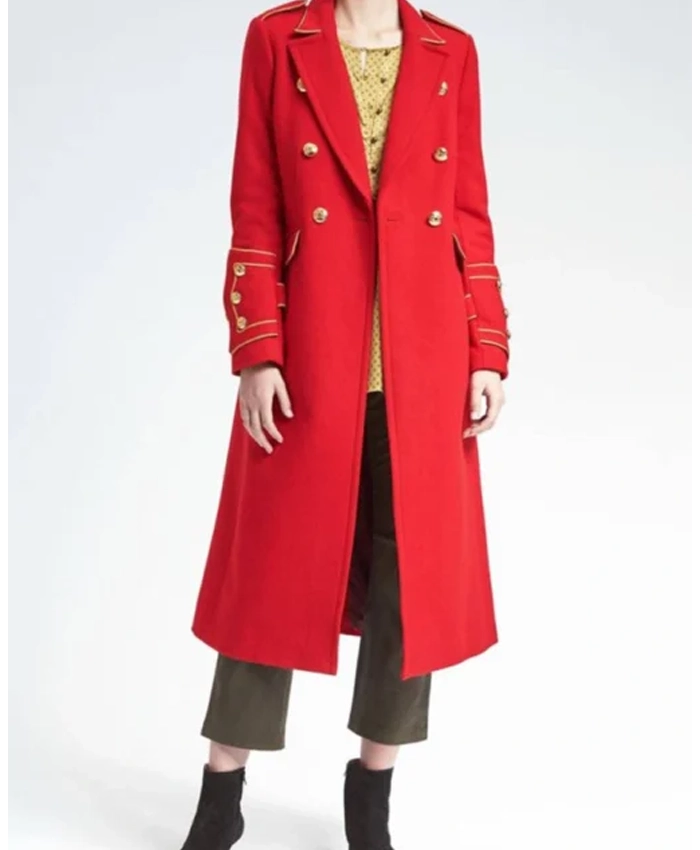 Penelope Blossom Riverdale Red Trench Coat
