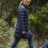 Pieces-of-Her-Laura-Oliver-Blue-Quilted-Puffer-Coat-For-Sale