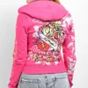 Pink Ed Hardy Tracksuit For Women